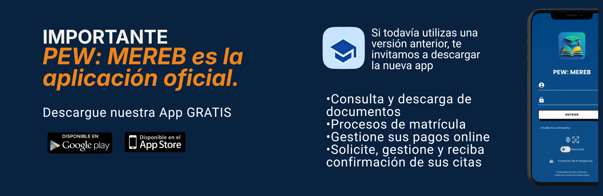 Orion — firme contratos de matrícula sin imprimir.